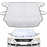 Frontscheibenabdeckung Winter, 153 * 125CM Windschutzscheibenabdeckung Auto...