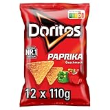 Doritos Paprika -Tortilla Nachos mit Paprika Geschmack - Herzhafter Snack...