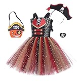 Piratenkleid für Mädchen, Piraten-Prinzessinnen-Kostüm, Piraten-Cosplay,...