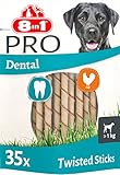 8in1 Pro Dental Twisted Sticks - gesunde Kaustangen für Hunde zur...