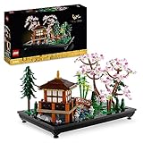 LEGO 10315 Icons Garten der Stille, Botanical Zen-Garten-Set für...