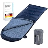 Skandika Deckenschlafsack Dundee Flanell | Baumwolle, Luxus-Qualität,...