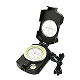 GYBBHia Vielseitiger Metallkompass mit Outdoor-Ausrüstung, die im Dunkeln...