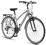 Licorne Bike Premium Trekking Bike in 28 Zoll - Fahrrad für Jungen,...