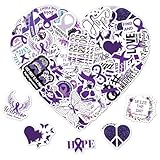 50 Stück Epilepsie-Bewusstseins-Monats-Aufkleber für Wasserflaschen,...