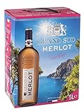 Grand Sud - Merlot Rosé aus Süd-Frankreich - Sortentypischer Trocken...