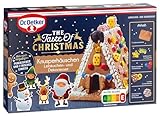 Dr. Oetker Knusperhäuschen - Set aus 2 Lebkuchenhäusern und Dekoriersets...