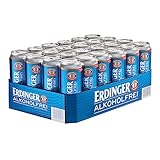 ERDINGER Weißbier Alkoholfrei (24 x 0,5 l Dose) Einweg – die sportliche...