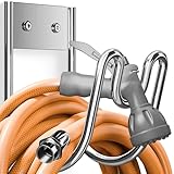 Edelstahl Schlauchhalter Gartenschlauchhalter: Gartenschlauch Halterung SS...