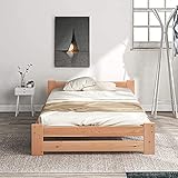Kinderbett 90X200cm Holzbett Massivholzbett aus Bettgestell Futonbett...