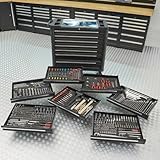 Datona Werkzeugwagen XL + Mach VII – Breiter Werkstattwagen mit 7...