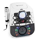 auna StarMaker 2.0 Karaoke-Anlage Karaokemaschine, Bluetooth-Funktion,...