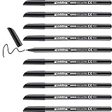 edding 1200 Fasermaler fein - schwarz - 10 Stifte - Rundspitze 1 mm -...