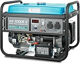 LPG/Benzin-Generator K&S Könner&Söhnen KS 5000E G der DUAL FUEL-Serie,...