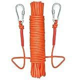 UTOMAG Fischerei Bergung Seil mit 2 Karabiner - 20m Allzweckseil - Outdoor...