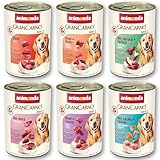 animonda GranCarno Adult Herzhafte Variation (6 x 400 g), Hunde Nassfutter...