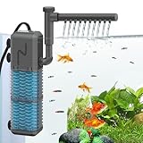Padwa Lifestyle Filter Aquarium,Einstellbare 800L/H Aquarium Filterpumpe,9W...