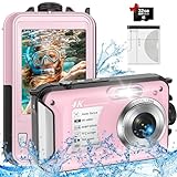 Unterwasserkamera Yixinxin 4K Digitalkamera wasserdichte 56MP Autofokus...