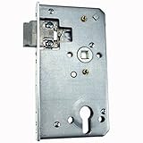 Einsteckschloss für Schlosskästen 30mm Rohr Stulp 24x167 mm Dorn 60 PZ/W...
