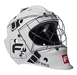 mb-m FREEZ Floorball Torwartmaske Torhüter Helm Goalie Helmet Z-280 weiß...