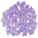 Special Touches Lilafarbene Glitzer-Schmetterlinge aus Kunstharz, 13 mm, 50...