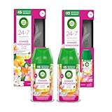 Air Wick Freshmatic Starter-Set Sommervergnügen 2er Pack, 2 Geräte und...