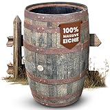 Temesso Originales schottisches Whiskyfass als Regentonne, Eichenfass,...