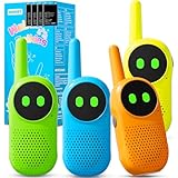 Walkie Talkie Kinder ab 3 4 5 6 7 8 Jahre, NXGKET 4er Set Aufladbar Walkie...