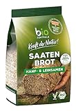 biozentrale Backmischung Saatenbrot Hanf & Leinsamen | 500 g Bio | schnell...