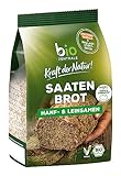 biozentrale Backmischung Saatenbrot Hanf & Leinsamen | 500 g Bio | schnell...