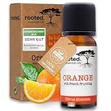 rooted.® BIO Orangenöl [100% NATURREIN] - Echte Orange - Citrus sinensis...