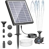Biling Solar Springbrunnen für außen, 2.5W Solar Teichpumpe mit Filter...
