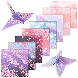 Origami Papier, 120 Blatt 15 x 15 cm Faltpapier mit Kirschblütenmuster,...