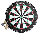Masterdarts Dartscheibe mit 6 Darts Pfeile - Dartboard Ø45cm - Dartpfeile...