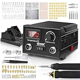 100W 165 teilig Brandmalstation, Brandmalerei und Lötkolben Satz, 5X...