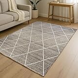 MY-RUG Handweb-Teppich aus Jute, handgemachter Juteteppich aus Naturfaser,...