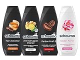 Schauma Koffein-Shampoo Karbon Kraft 5(1x400 ml) &Schauma Entwirrendes...