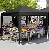 YITAHOME 3X3Meter Outdoor Pop Up-Pavillon mit Seite Faltpavillon,...