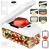 Vihoom Gemüseschneider, Mandoline Gemüsehobel, Gurkenhobel...