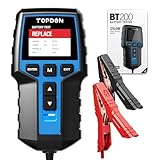 TOPDON Autobatterie Tester BT200, 12V 24V batterietester kfz 100-2000 CCA,...
