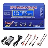 RUIZHI Lipo Ladegerät, 80W 6A Professional Balance High Power Ladegerät...