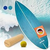 DH FitLife Surfin Balance Board aus Echtholz | Indoor Surfboard mit Rocker...