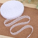 27M Spitzenband Weiß Vintage Weiss Spitze 1,5cm Spitzenborte Weiß Breit...