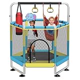 Trampolin Kinder, 150cm Kinder Trampolin Outdoor/Indoor, 200 kg mit...