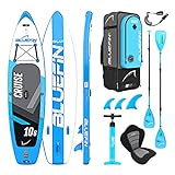 Bluefin Cruise SUP Board Set | Aufblasbares Stand Up Paddle Board | 6 Zoll...
