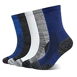 ZAKASA Arbeitssocken Herren Socken Baumwolle: Dicke Work Socken für...