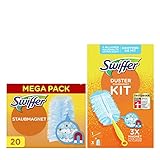 Swiffer Staubmagnet (20 Tücher) Staubwedel ideal gegen Staub, Tierhaare &...