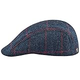Sterkowski Norte Schiebermütze Herren Tweed | Harris Tweed Schiebermütze...