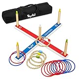 Toyfel Ringwurfspiel Kinder Outdoor XXL Wurfspiel Kinder Outdoor & Indoor...