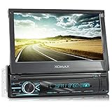 XOMAX XM-V746 Autoradio mit Mirrorlink I 7 Zoll / 18 cm Touchscreen I...